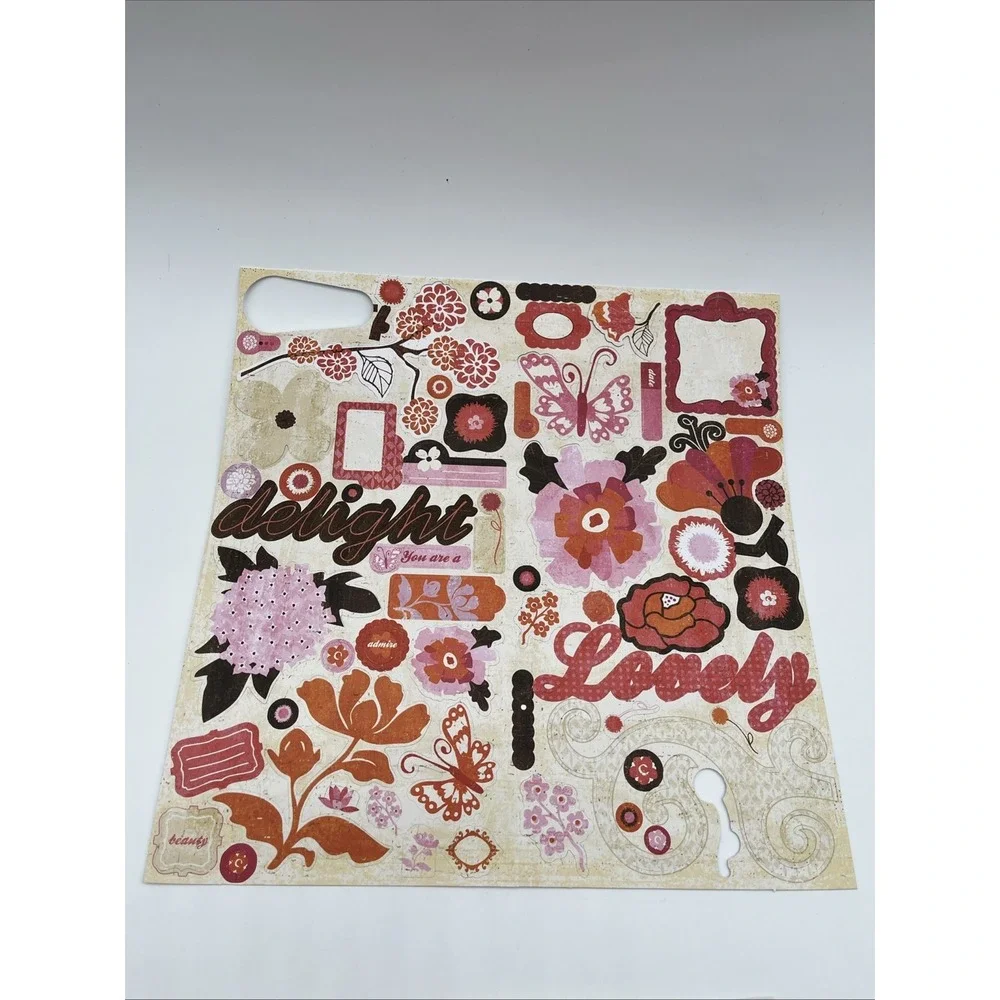 Scrapbooking Destash Lot My Minds Eye Echo Park Teresa Collins Stickers Rubons